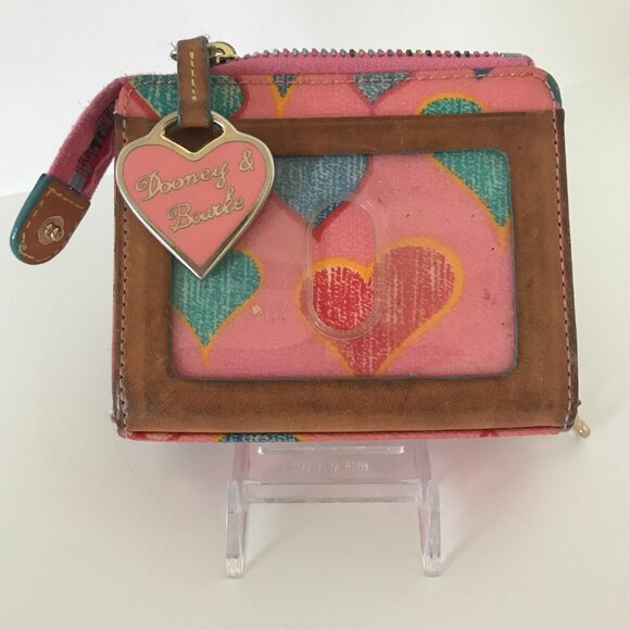 Dooney & Bourke Vintage Coin Purse / Wallet with Keychain - Picture 4 of 6